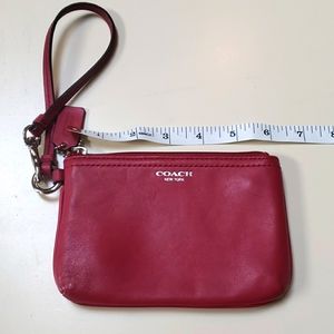 Coach Red Wristlet